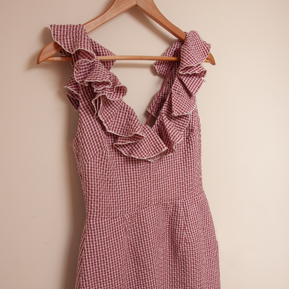 WAYF Asymmetrical Ruffle Dress - Picture 2 of 8
